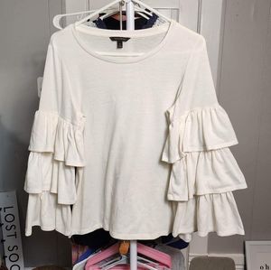 BANANA REPUBLIC RUFFLE SHIRT